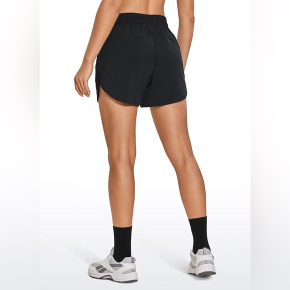 Feathery-Fit Soft Mid Rise Lined Shorts 5'' - Picture 2 of 5